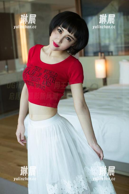 UGirls尤果网 - 用王瑞儿的居家图库，开启居家摄影新风潮，别怪我没提醒你，上班也请穿好衣服！